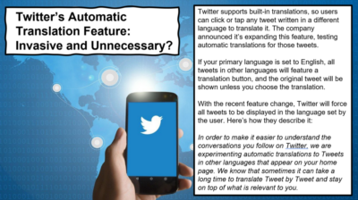 Twitter and facebook face backlash over auto translation