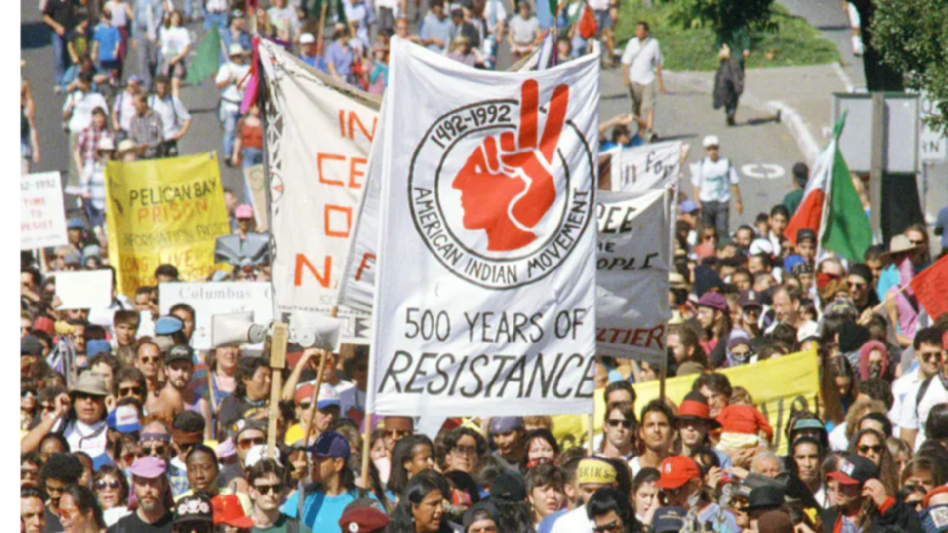 Indigenous People's Day demonstration