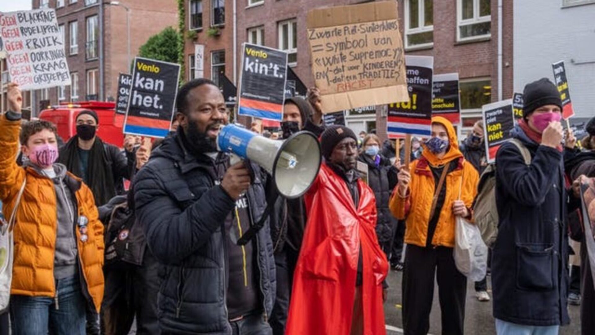 Anti-racism protesters in the Netherlands